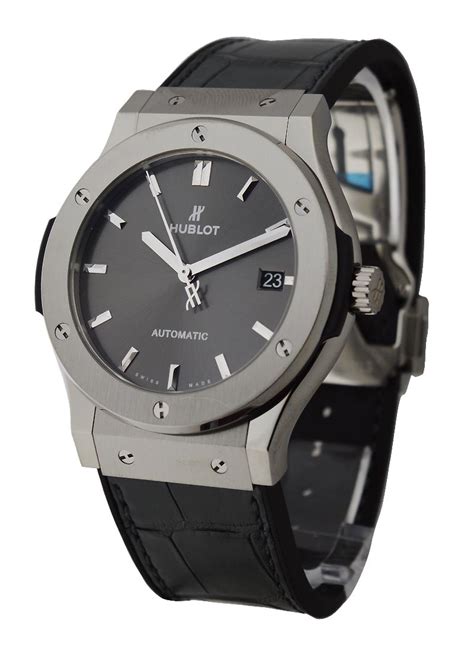 hublot classic fusion racing grey titanium|Hublot classic fusion titanium 45mm.